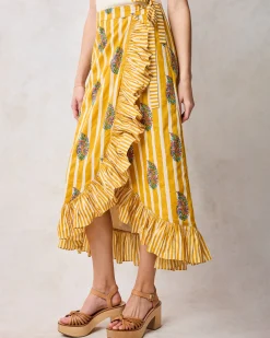 Cecily Skirt in Paisley Petals