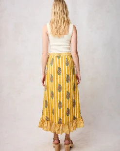 Cecily Skirt in Paisley Petals