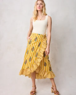 Cecily Skirt in Paisley Petals