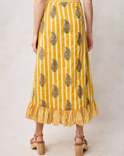 Cecily Skirt in Paisley Petals