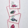 Cocktail Napkins in Tropical Fish