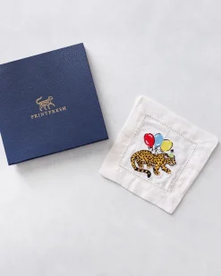 Cocktail Napkins Set of 4 in Birthday Bagheera