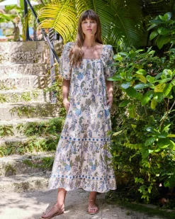 Collins Dress in Saltwater Serenity