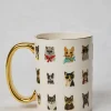 Cool Cats Porcelain Mug in Multi
