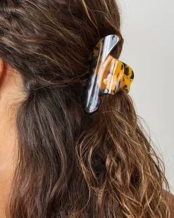 Cowboy Hat Hair Claw Clip in Tortoise