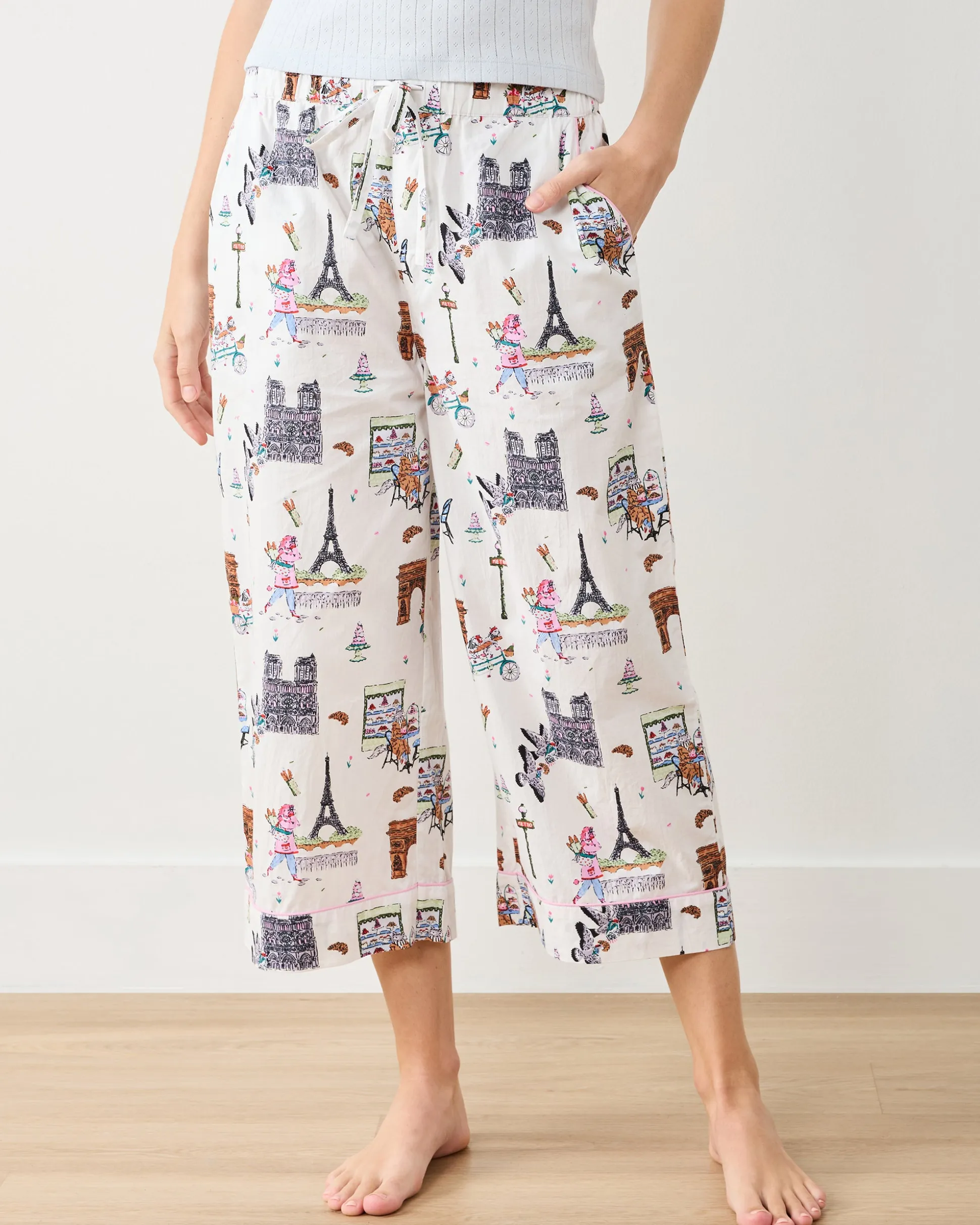 Cropped Pants Sleepover Bundle in Paris Getaway