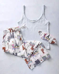 Cropped Pants Sleepover Bundle in Paris Getaway