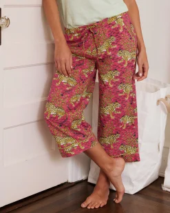 Cropped PJ Pants in Bagheera