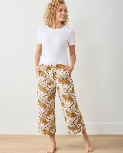 Cropped PJ Pants in Bagheera
