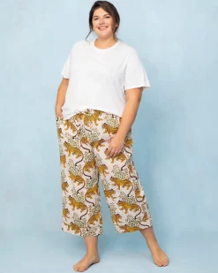 Cropped PJ Pants in Bagheera