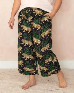 Cropped PJ Pants in Bagheera