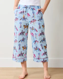 Cropped PJ Pants in Horse Show
