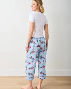 Cropped PJ Pants in Horse Show