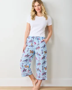 Cropped PJ Pants in Horse Show