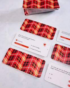 Dad Trivia in Red