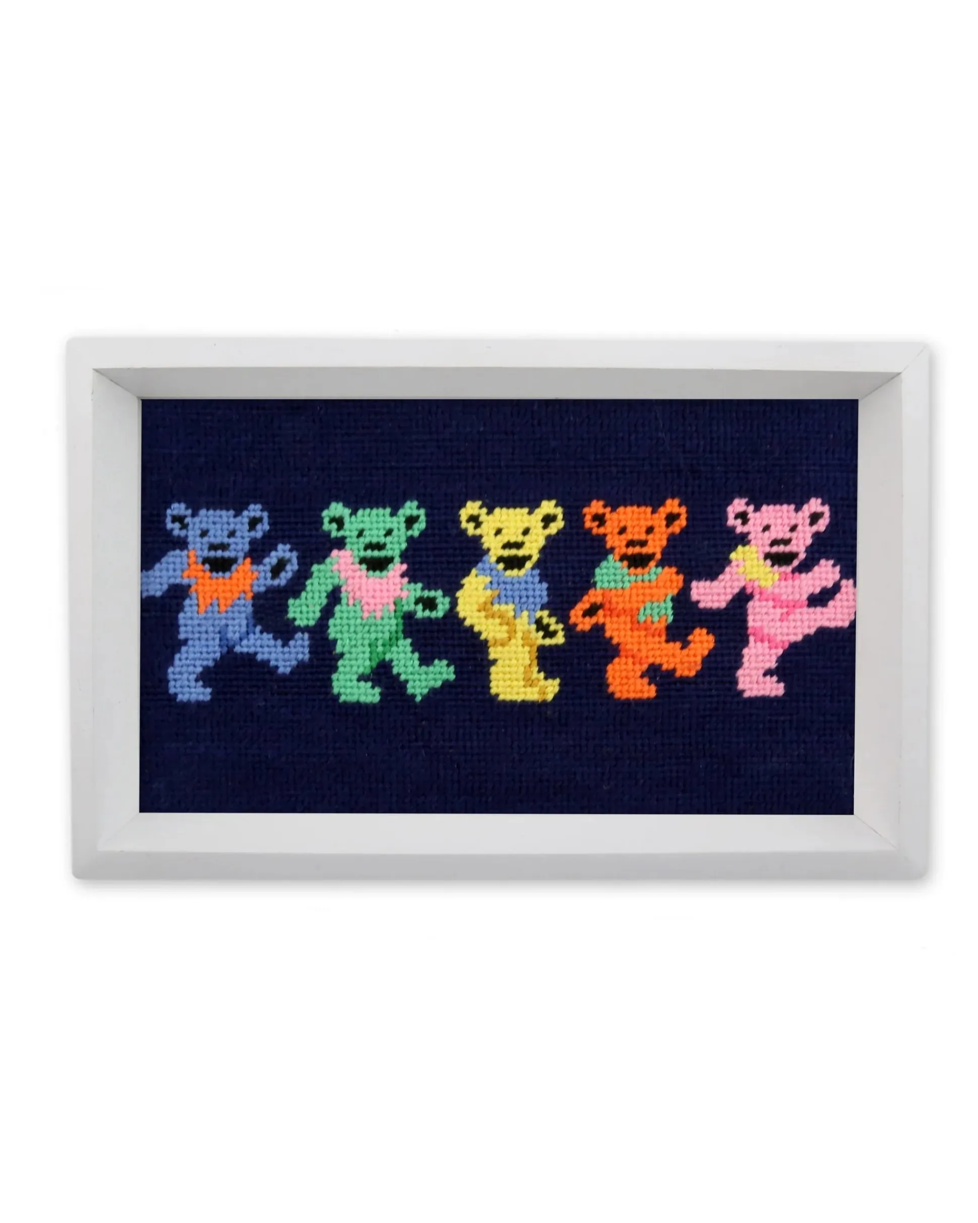 Dancing Bears Valet Tray in Dark Navy