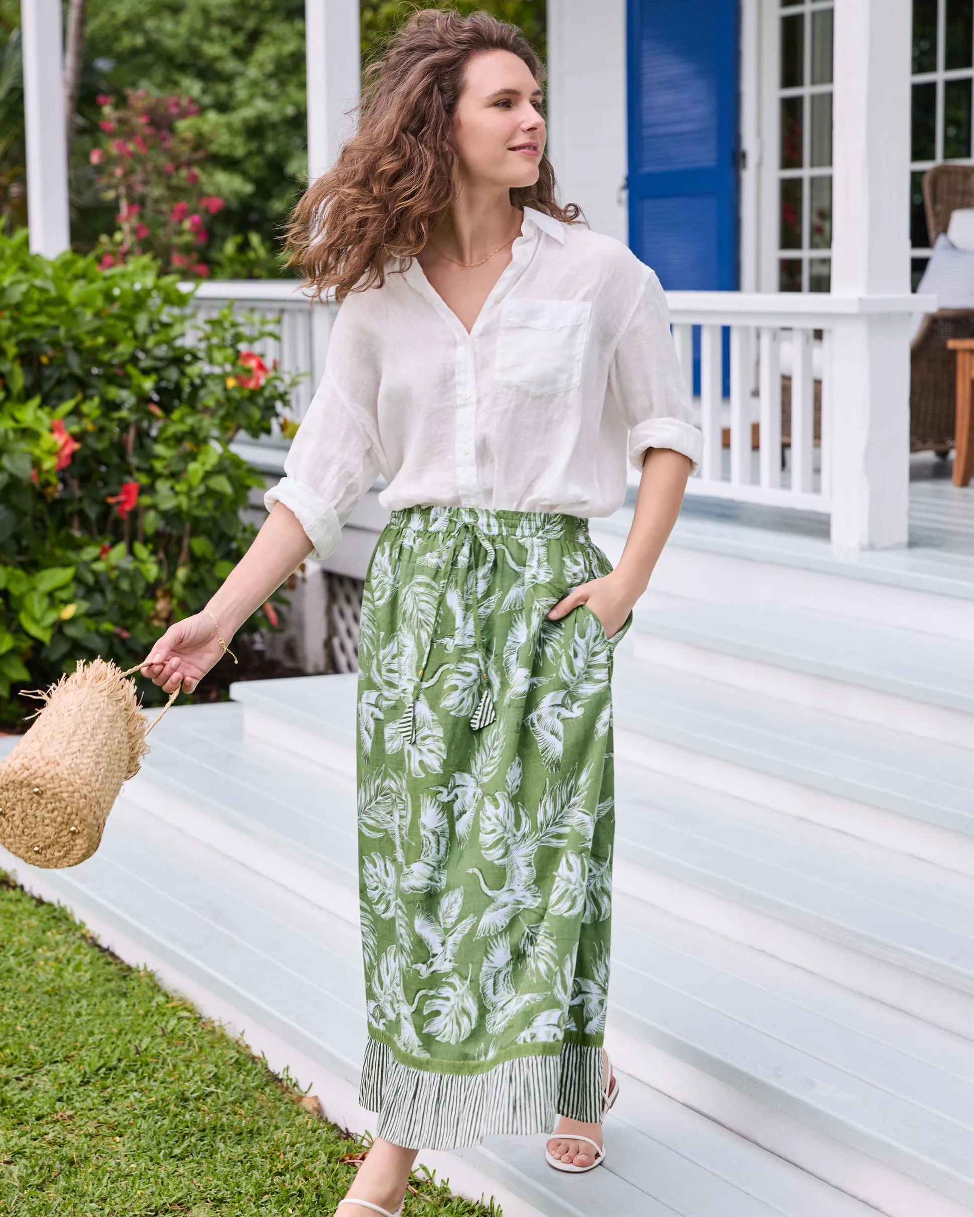 Devon Skirt in Heron Landing