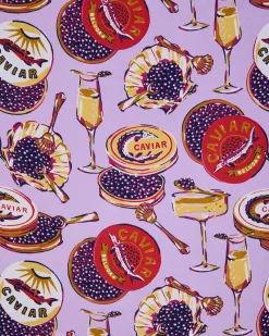 Dinner Napkins Set Of 4 in Champagne & Caviar