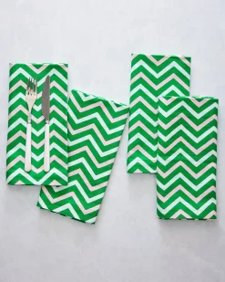 Dinner Napkins Set Of 4 in Lime Zest
