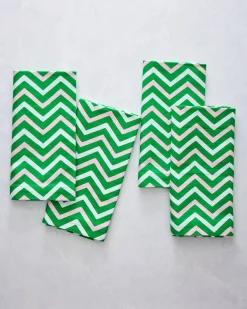 Dinner Napkins Set Of 4 in Lime Zest