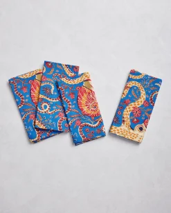 Dinner Napkins Set of 4 in Octopus Isle
