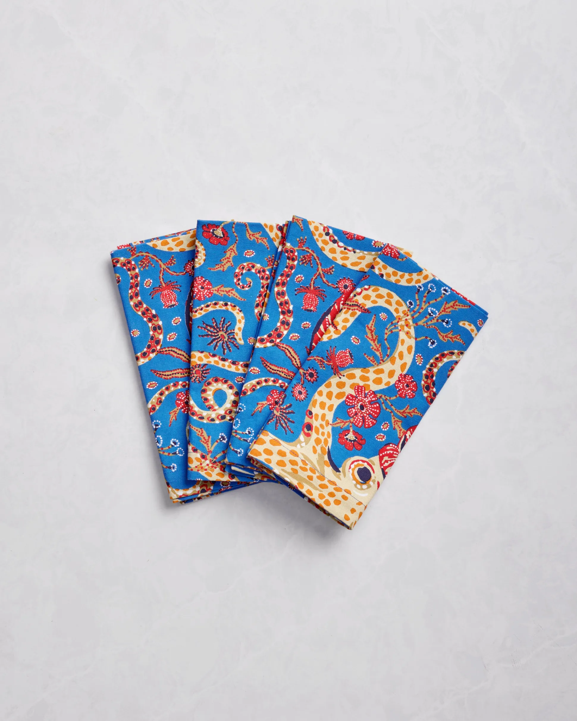 Dinner Napkins Set of 4 in Octopus Isle