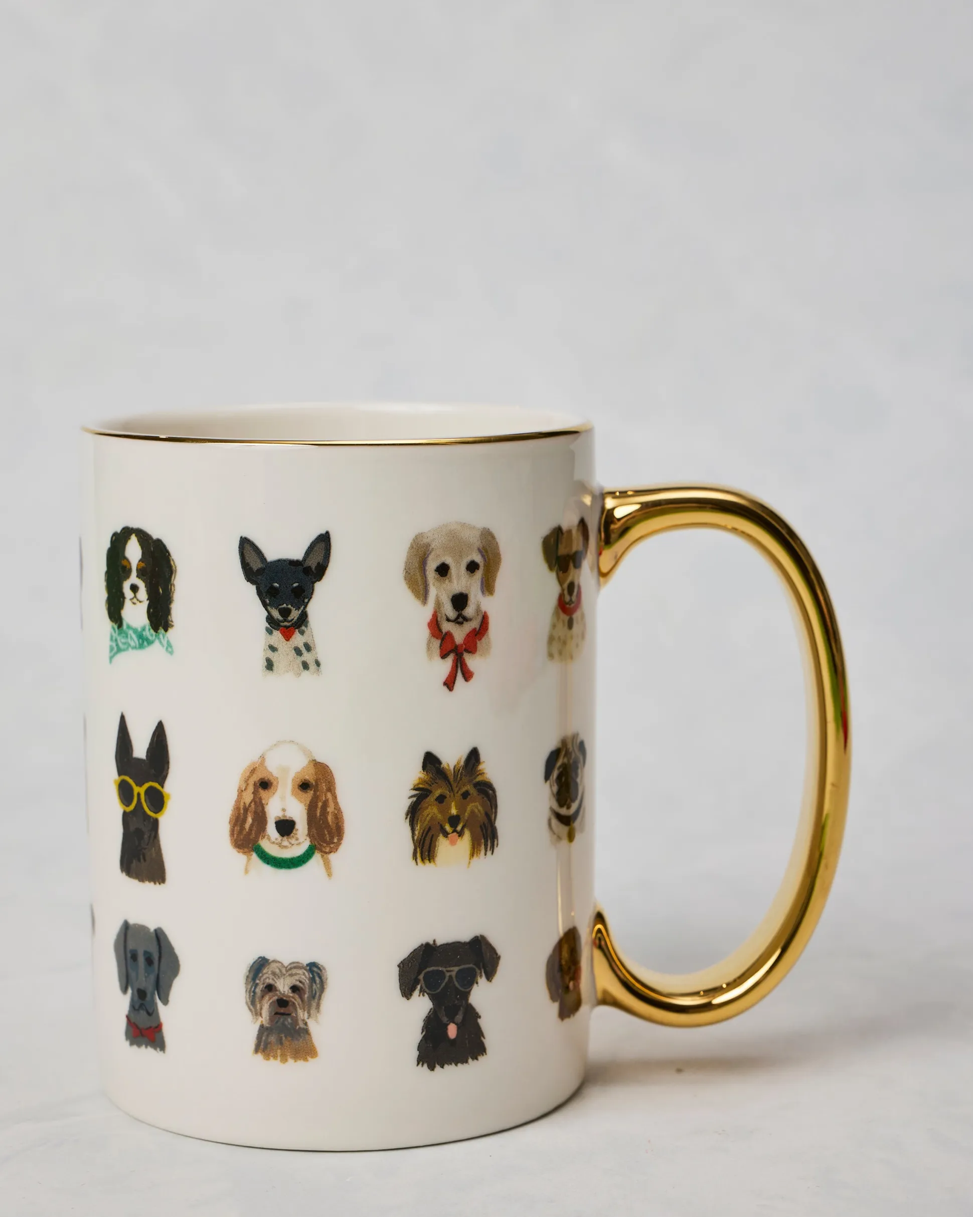 Dog Days Porcelain Mug in Multi