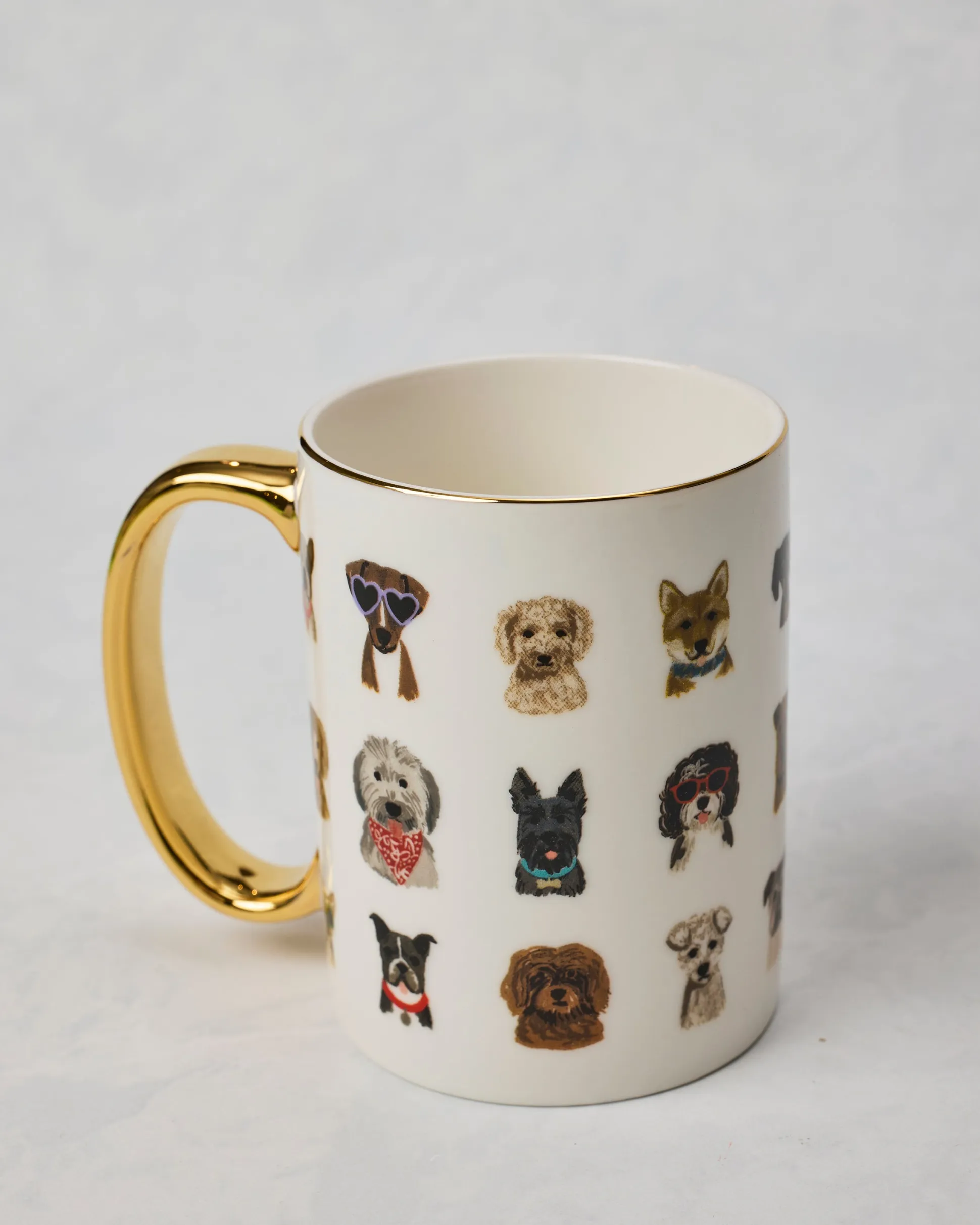 Dog Days Porcelain Mug in Multi