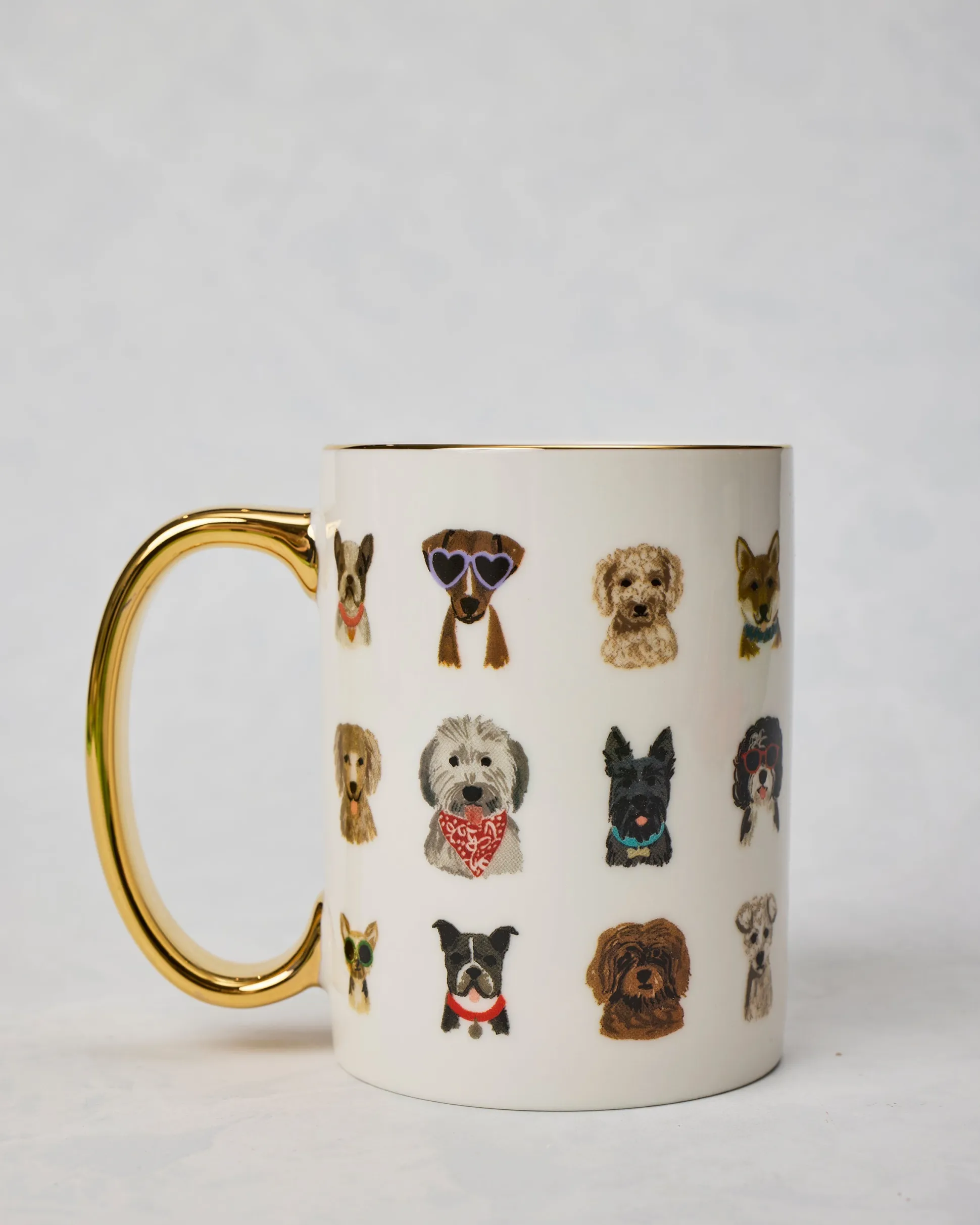 Dog Days Porcelain Mug in Multi