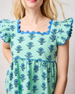 Dunmore Blouse in Aviary Flowers