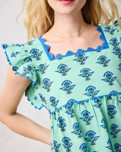 Dunmore Blouse & Meadow Skirt Bundle in Aviary Flowers