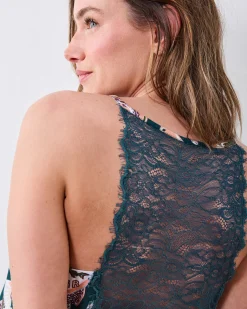 Eco Satin Aimee Nightie in Champagne & Caviar