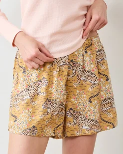 Eco Satin Boyfriend Boxer in Bagheera