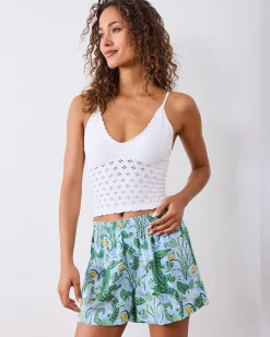Eco Satin Boyfriend Boxer in Gator Grove
