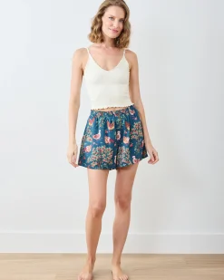 Eco Satin Boyfriend Boxer in Hen House