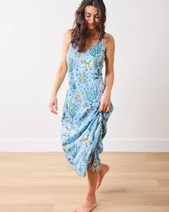 Eco Satin Chic To Sleep Nightie in Camel's Courtyard