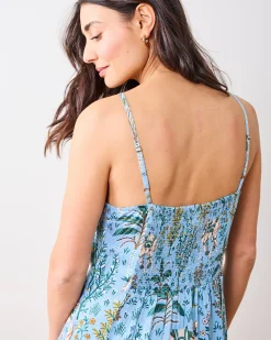 Eco Satin Chic To Sleep Nightie in Camel's Courtyard
