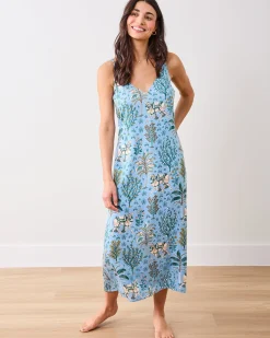 Eco Satin Chic To Sleep Nightie in Camel's Courtyard