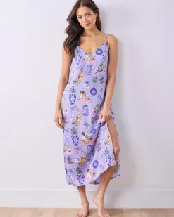 Eco Satin Chic to Sleep Nightie & Robe Bundle in Fancy Dogs