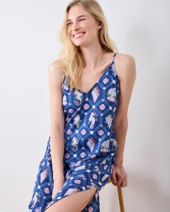 Eco Satin Chic to Sleep Nightie in Underwater Enchantment