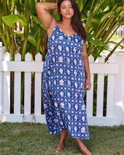 Eco Satin Chic to Sleep Nightie in Underwater Enchantment