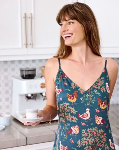 Eco Satin Chic to Sleep Nightie in Hen House