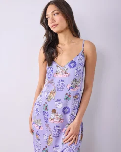Eco Satin Chic to Sleep Nightie in Fancy Dogs