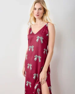 Eco Satin Chic to Sleep Nightie in Bows