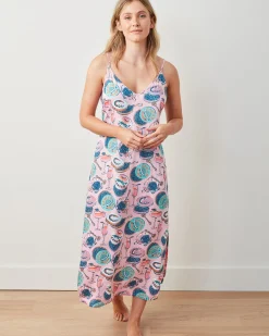 Eco Satin Chic To Sleep Nightie in Champagne & Caviar