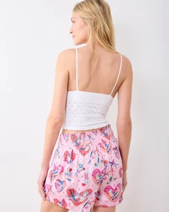 Eco Satin Chloe Short in Swooning Sparrows