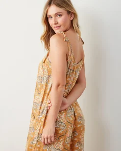 Eco Satin Jaipur Jumpsuit in Bagheera