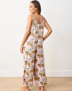 Eco Satin Jaipur Jumpsuit in Bagheera