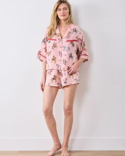 Eco Satin Moonrise Set in Cowgirl Chic