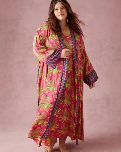 Eco Satin Robe in Bagheera